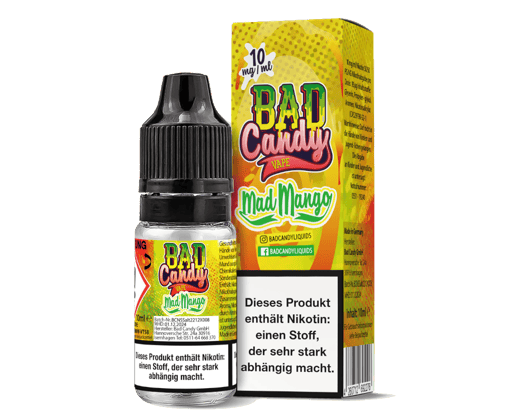 Bad Candy Liquids - Mad Mango - Nikotinsalz Liquid 10 mg/ml