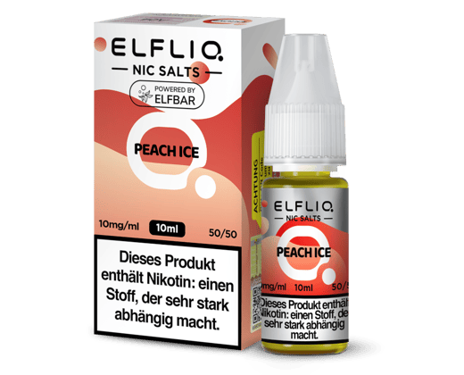 ELFLIQ - Peach Ice - Nikotinsalz Liquid 10 mg/ml