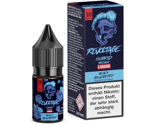Revoltage - Black Blueberry - Hybrid Nikotinsalz Liquid 20 mg/ml