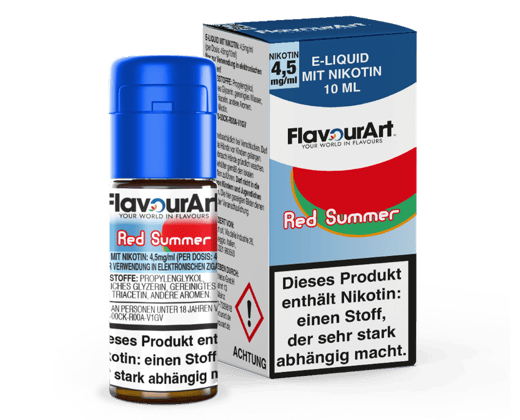 FlavourArt - Red Summer E-Zigaretten Liquid 4,5 mg/ml