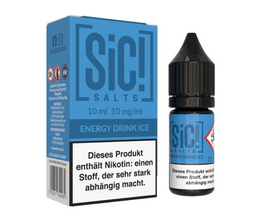 SiC! Salts - Energy Drink Ice - Nikotinsalz Liquid 10 mg/ml
