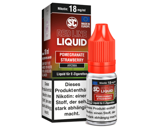 SC - Red Line Nikotin - Pomegranate Strawberry 18 mg/ml