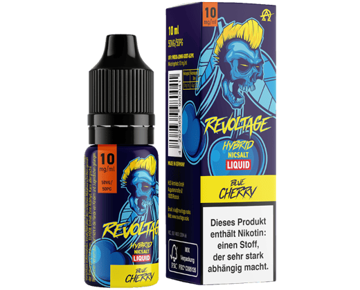 Revoltage - Blue Cherry - Hybrid Nikotinsalz Liquid 10 mg/ml