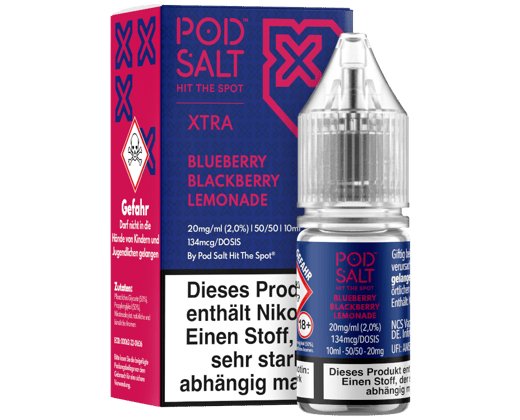 Pod Salt X - Blueberry Blackberry Lemonade - Nikotinsalz Liquid 20 mg/ml