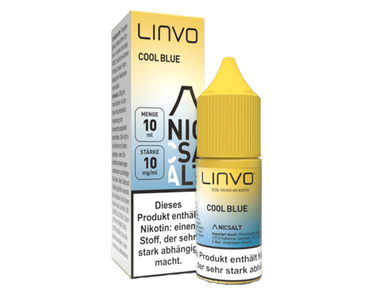 Linvo - Cool Blue - Nikotinsalz Liquid 10 mg/ml