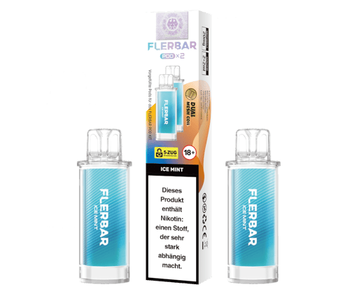 Flerbar - POD Ice Mint 20 mg/ml (2 Stück pro Packung)