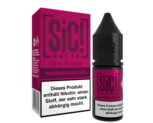 SiC! Salts - Pomegranate Ice - Nikotinsalz Liquid 20 mg/ml