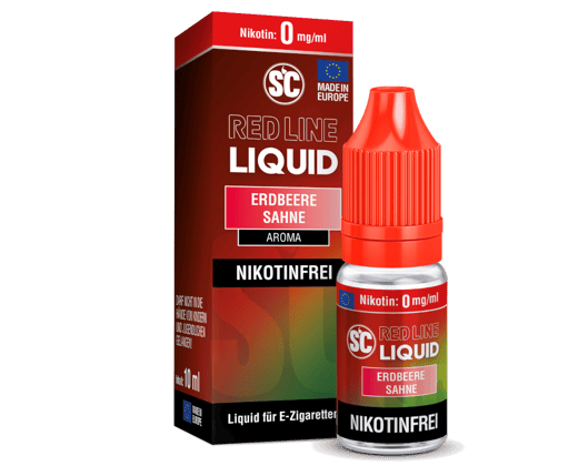SC - Red Line - Erdbeere Sahne - Nikotinsalz Liquid 0 mg/ml