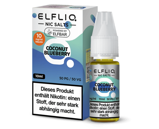 ELFLIQ - Coconut Blueberry - Nikotinsalz Liquid 10 mg/ml