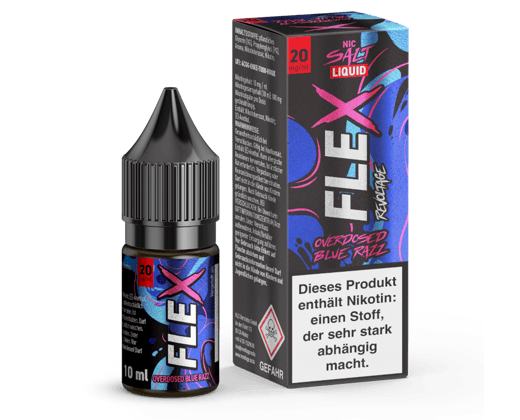 Revoltage - FLEX - Overdosed Blue Razz - Nikotinsalz Liquid 20 mg/ml