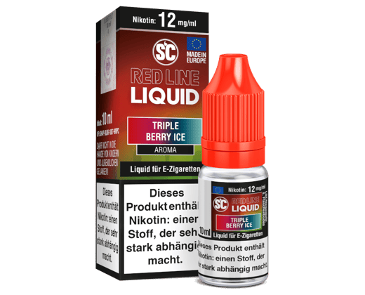 SC - Red Line Nikotin - Triple Berry Ice 12 mg/ml