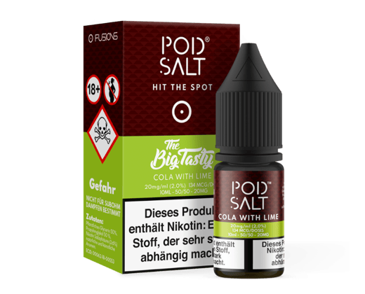 Pod Salt Fusion - Cola with Lime - Nikotinsalz Liquid 20 mg/ml
