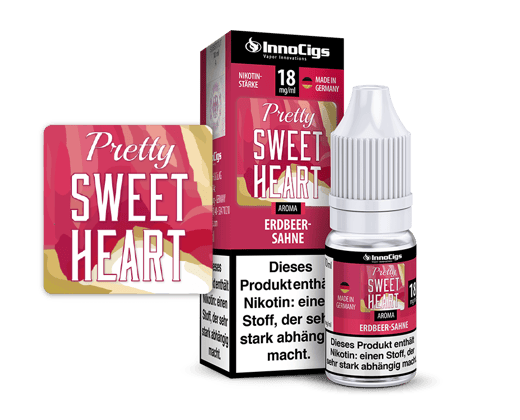 InnoCigs - Pretty Sweetheart Erdbeer-Sahne Aroma 18 mg/ml