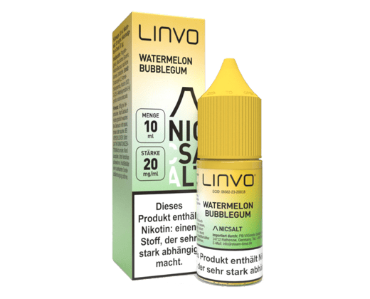 Linvo - Watermelon Bubblegum - Nikotinsalz Liquid 20 mg/ml