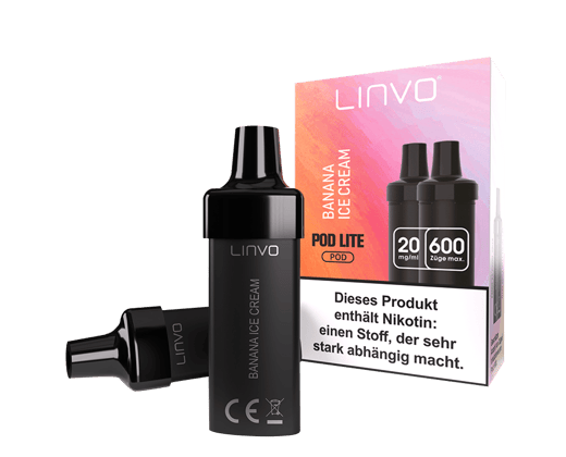 Linvo - Pod Lite Cartridge Banana Ice Cream 20 mg/ml (2 Stück pro Packung)