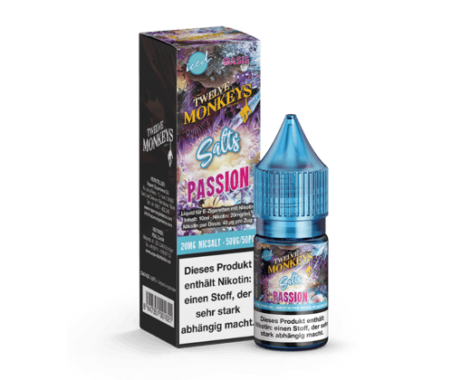 Twelve Monkeys - Iced - Passion - Nikotinsalz Liquid 20 mg/ml