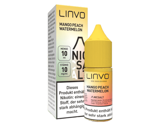 Linvo - Mango Peach Watermelon - Nikotinsalz Liquid 10 mg/ml