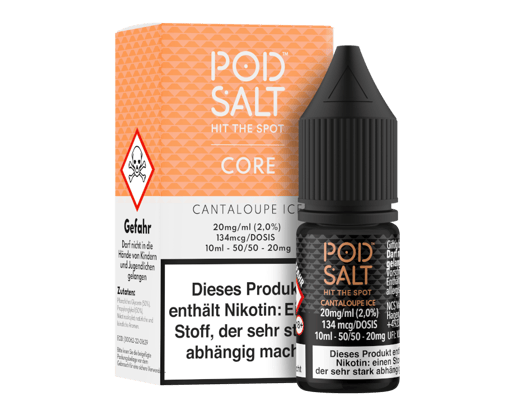 Pod Salt Core - Cantaloupe Ice - Nikotinsalz Liquid 20 mg/ml