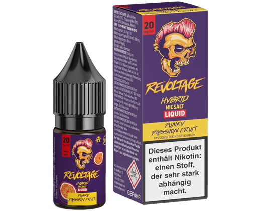 Revoltage - Punky Passion Fruit - Hybrid Nikotinsalz Liquid 20 mg/ml