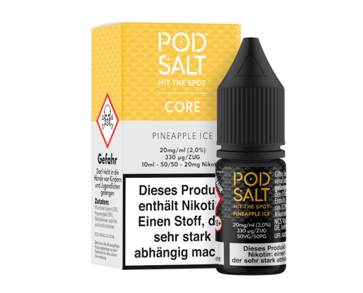 Pod Salt Core - Pineapple Ice - Nikotinsalz Liquid 20 mg/ml