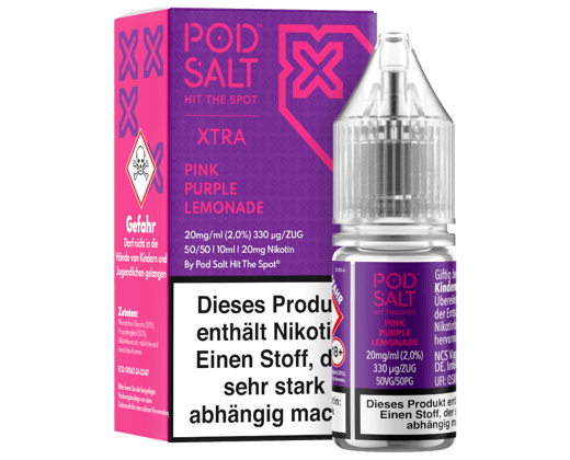 Pod Salt X - Pink Purple Lemonade - Nikotinsalz Liquid 20 mg/ml