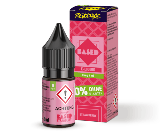 Revoltage - BASED - Strawberry Hybrid Nikotinsalz Liquid 8 ml 0 mg/ml