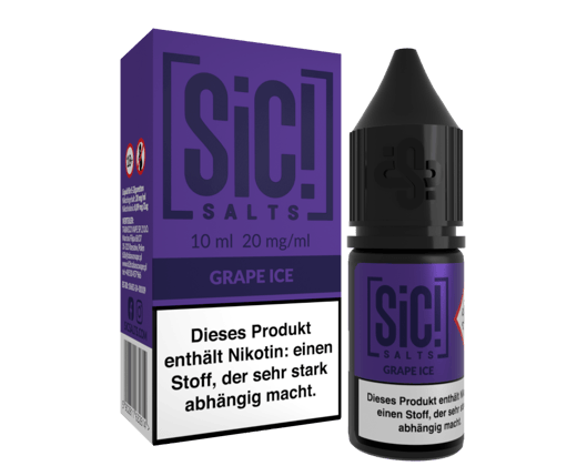 SiC! Salts - Grape Ice - Nikotinsalz Liquid 20 mg/ml