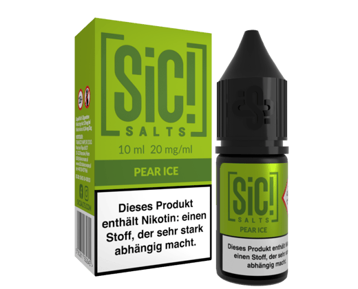 SiC! Salts - Pear Ice - Nikotinsalz Liquid 20 mg/ml