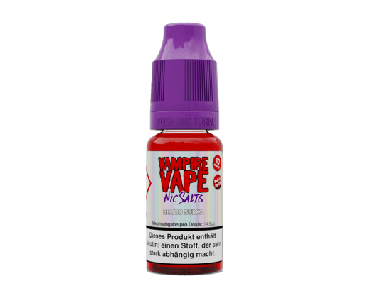 Vampire Vape - Blood Sukka - Nikotinsalz Liquid 10 mg/ml