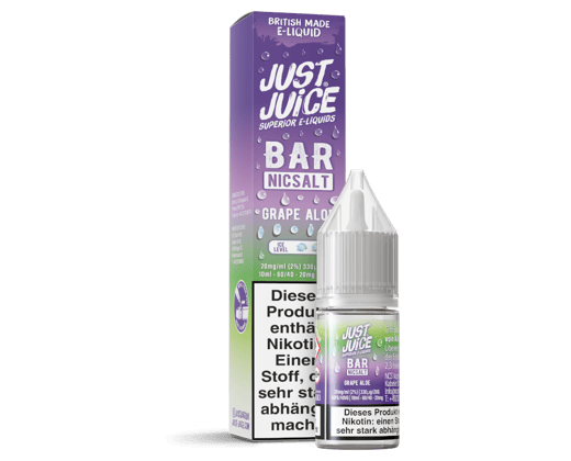 Just Juice - Bar - Grape Aloe - Nikotinsalz Liquid 20 mg/ml