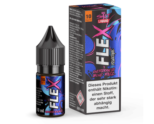 Revoltage - FLEX - Overdosed Blue Razz - Nikotinsalz Liquid 10 mg/ml