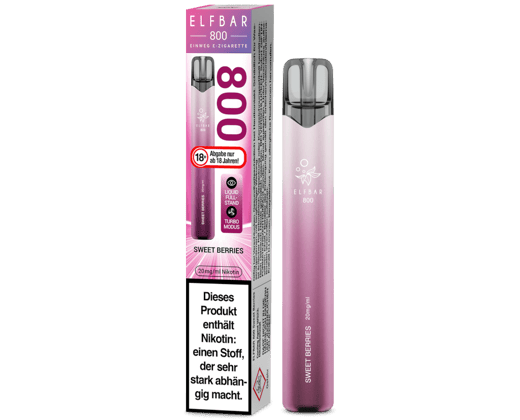 Elfbar 800 Einweg E-Zigarette - Sweet Berries 20 mg/ml