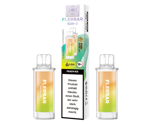 Flerbar - POD Peach Ice 20 mg/ml (2 Stück pro Packung)