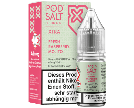Pod Salt X - Fresh Rasperry Mojito - Nikotinsalz Liquid 10 mg/ml