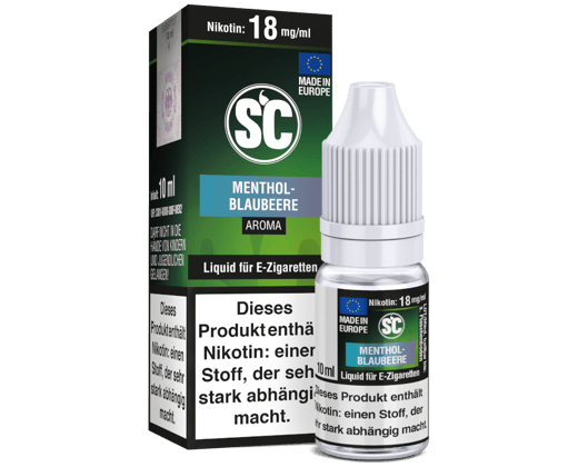 SC Liquid - Menthol-Blaubeere 18 mg/ml