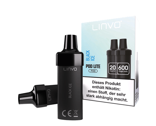 Linvo - Pod Lite Cartridge Black Ice 20 mg/ml (2 Stück pro Packung)