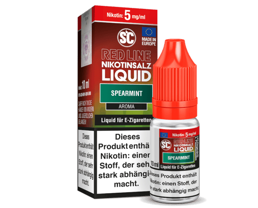 SC - Red Line - Spearmint - Nikotinsalz Liquid 5 mg/ml