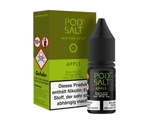 Pod Salt - Apple - Nikotinsalz Liquid 11 mg/ml