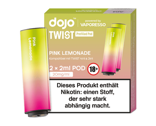 Vaporesso - Dojo - Twist Pod Pink Lemonade 20 mg/ml (2 Stück pro Packung)