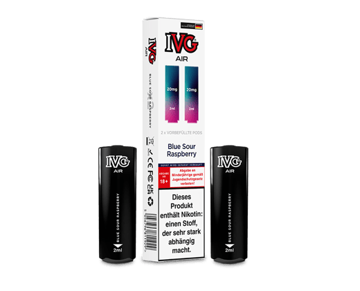 IVG - AIR Pod Blue Sour Raspberry 20 mg/ml (2 Stück pro Packung)