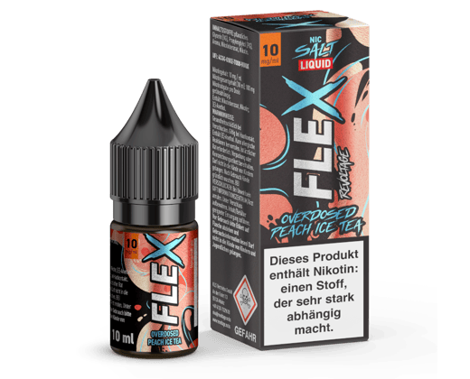 Revoltage - FLEX - Overdosed Peach Ice Tea - Nikotinsalz Liquid 10 mg/ml