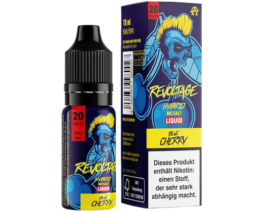 Revoltage - Blue Cherry - Hybrid Nikotinsalz Liquid 20 mg/ml