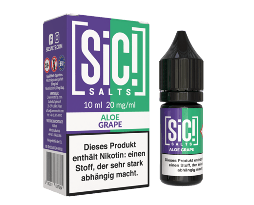 SiC! Salts - Aloe Grape - Nikotinsalz Liquid 20 mg/ml