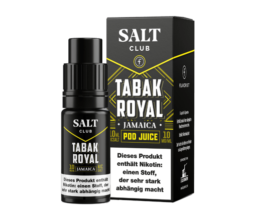 Salt Club - Flavorist Tabak Royal - Jamaica - Nikotinsalz Liquid 20 mg/ml