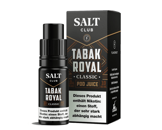Salt Club - Flavorist Tabak Royal - Classic - Nikotinsalz Liquid 10 mg/ml