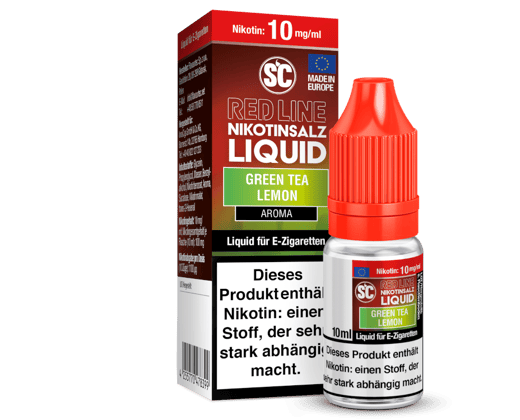 SC - Red Line - Green Tea Lemon - Nikotinsalz Liquid 10 mg/ml