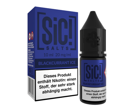 SiC! Salts - Blackcurrant Ice - Nikotinsalz Liquid 20 mg/ml