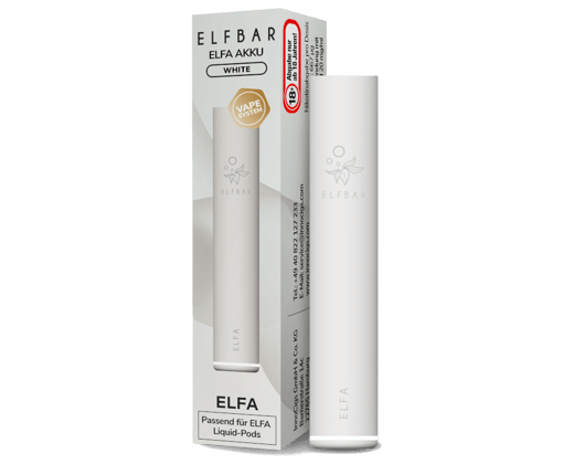 Elfbar - Elfa Akku 500 mAh White