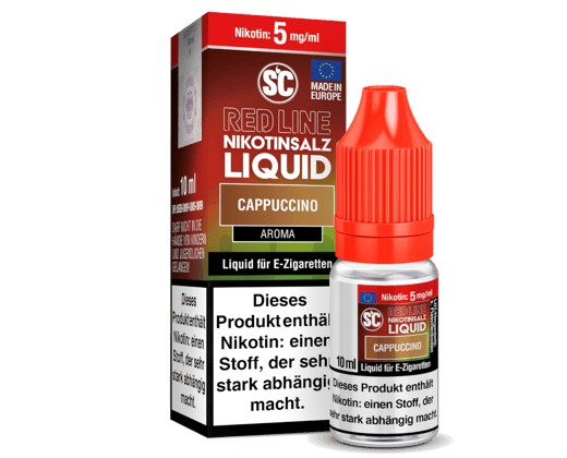 SC - Red Line - Cappuccino - Nikotinsalz Liquid 5 mg/ml
