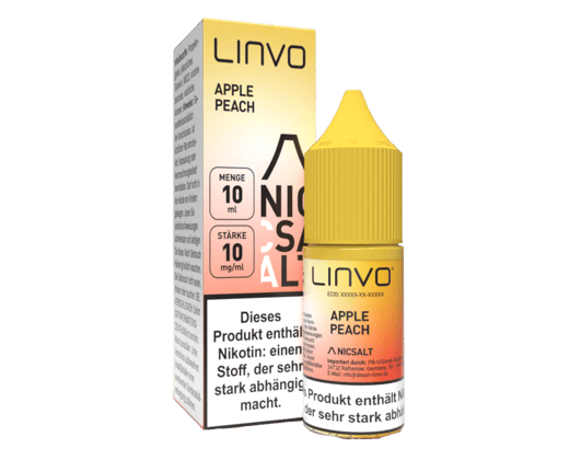 Linvo - Apple Peach - Nikotinsalz Liquid 10 mg/ml